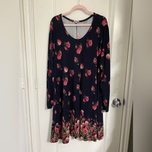 J for Justify Floral Print Dress 2X